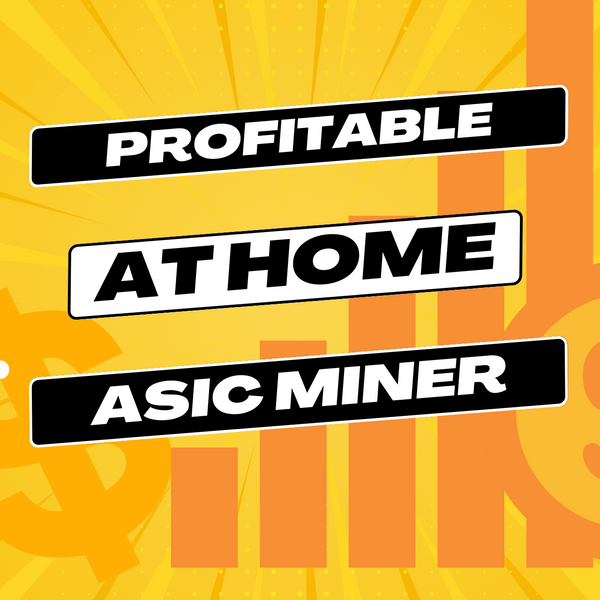 Profitable at home ASIC miner